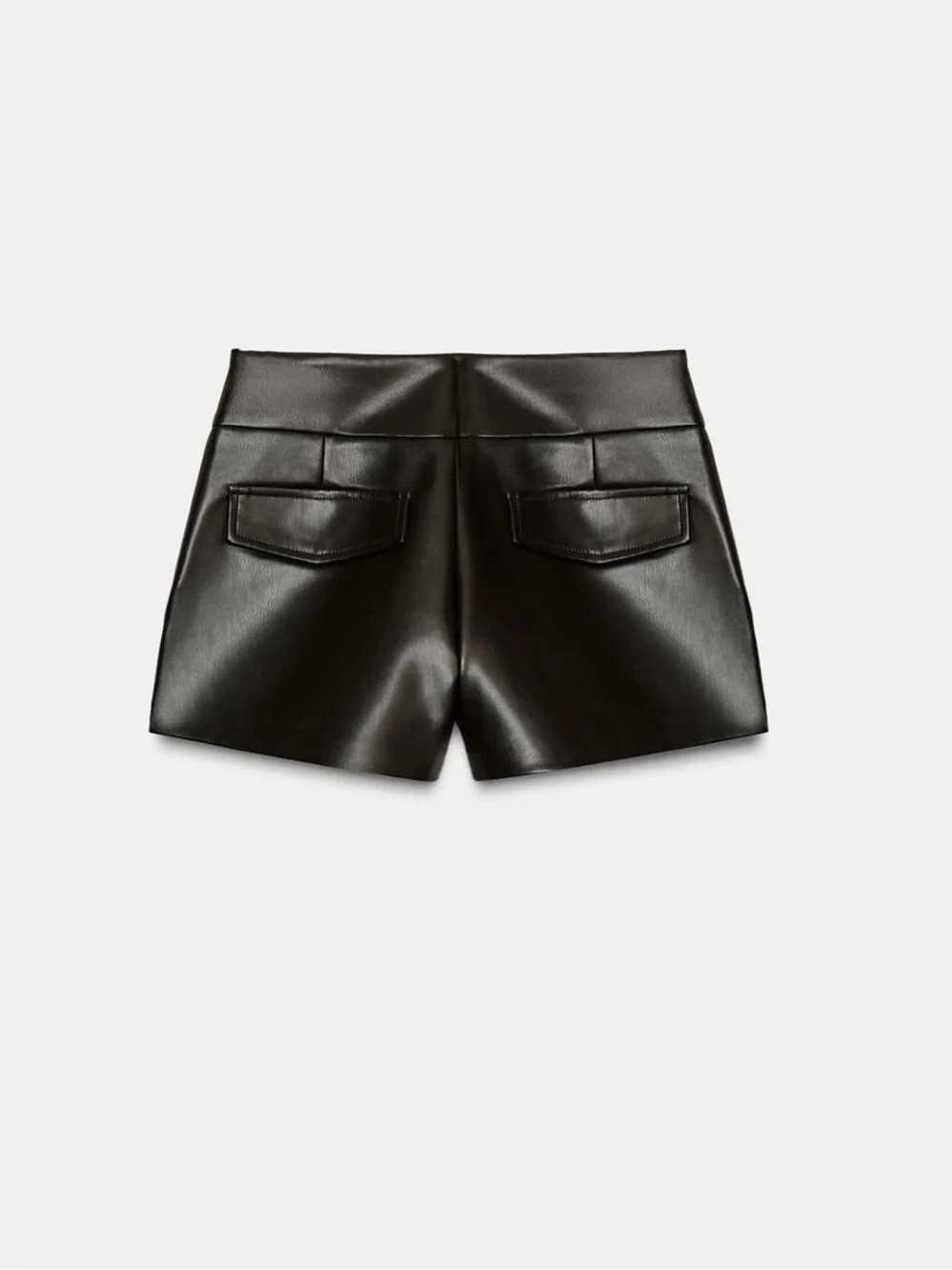 Women’s Faux Leather Black Short
